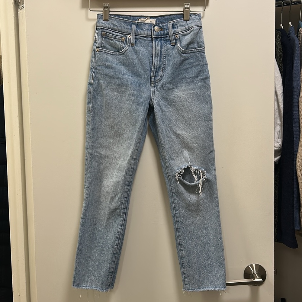 Madewell perfect vintage crop jeans